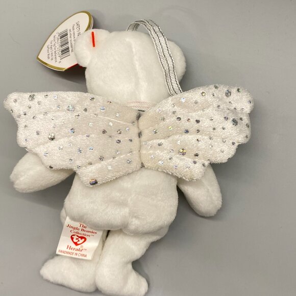 Ty Jingle Beanies Angel Bears Ornaments 2001 Halo 2002 Halo II 2003 Herald - Picture 13 of 16